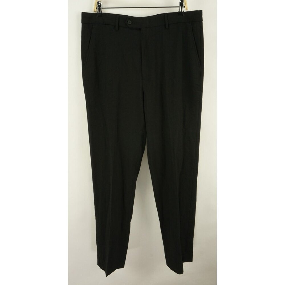 New Nautica Gaff Men's 36 x 34 Black Lightweight Performance Stretch Suit Pants